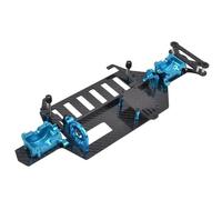 Compatible avec Tamiya pour TT02 TT02D TT02R TT02S TT02SR 1/10 Voiture Radiocommandée Upgrade Pièces Fibre Carbone Motif Plancher Inférieur Boîtier Différentiel Améliorations