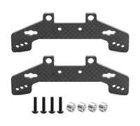 Compatible avec Tamiya pour TT02 TT02R 1/10 Pièces Et Accessoires pour Voitures Télécommandées, Plaque De Tour D'amortisseur Avant Arrière en Fibre Carbone RC Jouets Améliorations