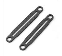 Compatible avec Tamiya pour TT02 XV02 XV01 1/10 Pièces De Voiture Radiocommandée 1 Jeu De Supports De Carrosserie Avant Et Arrière en Fibre De Carbone Pièces Voiture RC