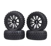 Compatible avec Tamiya pour Wltoys pour HPI pour Traxxas pour Kyosho 1/16 RC on Road Pneus pour Voitures De Course Et Rallye, Jantes Hexagonales 12 Mm Pneu Caoutchouc RC