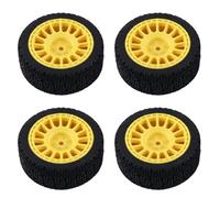 Compatible avec Tamiya TT01 TT02 TT02B XV01 TA06 PTG-2 68 Mm 1/10 RC pour Pneus De Voiture De Course sur Route Touring Drift Car Pneu Roues RC Voiture Pneus