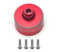 Compatible avec Tamiya TT02 TT02D XV02 1/10 RC Car Upgrade Parts Accessoires De Décoration Boîtier Différentiel en Métal Boîtier Différentiel Accessoires Jouets RC(Red)