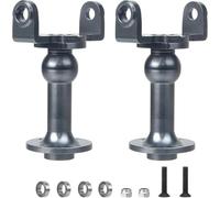Compatible avec Tamiya Tube D'essieu De Transmission en Aluminium De Type C pour Bulldozer Radiocommandé avec Roulements (Accessoires De Mise À Niveau) Pièces Voiture RC(Gray)