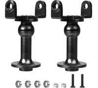 Compatible avec Tamiya Tube D'essieu De Transmission en Aluminium De Type C pour Bulldozer Radiocommandé avec Roulements (Accessoires De Mise À Niveau) Pièces Voiture RC(Black)