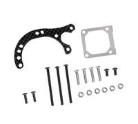 Compatible avec Tamiya XV-01 XV01 1/10 RC Voiture Pièces Upgrade 1 Support Métallique De Radiateur Moteur Finition Motif Fibre Carbone Accessoire