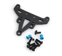 Compatible avec Tamiya XV-01 / XV01 1/10 RC Voiture Pièces Upgrade Support Avant De Boîte Vitesses en Fibre Carbone (Support Carter D’Engrenages) Rc ModèLes DéTachéEs