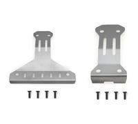 Compatible avec Tamiya XV-02 Pro XV02 58707 1/10 RC, Avant Et Arrière en Acier Inoxydable pour Protection De Châssis Pièces Mise À Niveau Voiture Accessoire