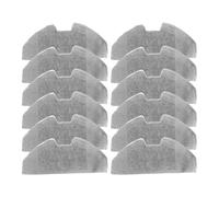 Compatible Avec TCF, Serpillière, Compatible Avec Eufy, Série X8 Pro, Aspirateur Robot X8 Pro SES, Chiffon De Rechange Lavable Et Réutilisable(Gray 12PCS)