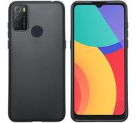 Compatible avec TCL 20E / 20Y 6125F 6125D 6125H 6156D 6125A Coque de protection Gel Silicone TPU Souple Matte Ultra Soft Slim Case (Noir)