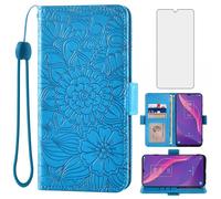 Compatible avec TCL 30 SE/30E/306/305 - Étui portefeuille et protecteur d'écran en verre trempé - Porte-cartes - Support - Accessoires cellulaires - Étui à rabat en cuir pour TCL30SE 30SE 2022 6.52