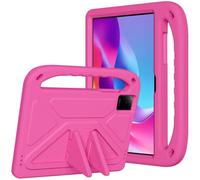 Compatible avec TCL Tab 10 Gen 4/Tab 10L Gen 4 10,1", étui de protection léger en EVA résistant aux chocs, adapté aux enfants, avec poignée et bandoulière, rose rouge