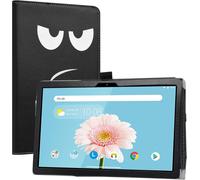 Compatible Avec Teclast P20hd Coque,Teclast M40 Pro Coque¿Slim Pu Cuir Etui Et Pliable Stand Folio Coque Couverture Pour 10.1"" Teclast P20hd/M40/M40se/M40 Pro Tablet,Don't Touch