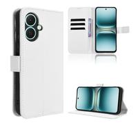Compatible avec Tecno Spark Go 2 Housse Etui,Étui en Cuir PU Compatible avec Tecno Spark Go 2 KM4 téléphone Portable Coque White