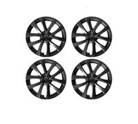 Compatible avec Tesla Model 3 18 Pouces, Ensemble de Capuchons de moyeu de Roue de Style arachnide, 4 pièces de couvertures de Jante complètes