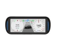 Compatible Avec Tesla Model 3/Y, Écran LCD Multifonction De 6,8 Pouces Avec Commande Centrale HD Et Installation Sans Perte. Voltmètre numérique Lampe Voiture de Test