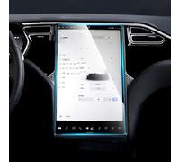 Compatible avec Tesla Model S 2014-2019 : 1 Film Protecteur Transparent en Verre trempé.