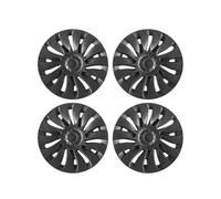 Compatible avec Tesla Model Y 19 Pouces, Jeu de Capuchons de moyeu de Roue de Style Cyclone, 4 couvercles de Remplacement Droit et Gauche(Storm Style)