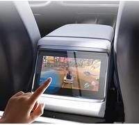 Compatible Avec Tesla Pour Model 3 2024 Film De Protection D'écran Climatique Pour Rangée Arrière De Voiture, Protecteur En Verre Trempé, Accessoires Intérieurs Protection Écran Voiture