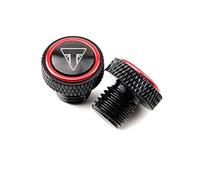 Compatible avec Tiger 800 900 GT Speed Triple 1050 675/R Trident 660, Trou de rétroviseur de Moto, Bouchon de vis, Couvercle de boulons (Color : RD)
