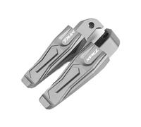 Compatible avec TMAX 530 TMAX 500 T-MAX 530 500 TMAX-530 SX DX moto CNC en aluminium passager arrière repose-pieds repose-pieds(Grey)