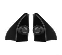Compatible avec Toyota 2016 à 2019 - Support de boîtier de haut-parleur en ABS noir - Support de boîtier d'aigus - Installation directe - Pièces de garniture intérieure audio de voiture - Lot de 2