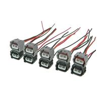 Compatible Avec Toyota 90980-10901 Le Connecteur De Bobine D'allumage À 2 Broches Avec Remplacement Du Faisceau De Câbles Onnecteur Bobine D'allumage(5 SET)
