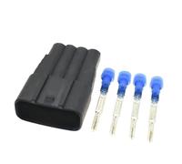 Compatible avec Toyota Camry et Corolla : connecteur électrique de Bobine d'allumage à 4 Broches 90980-11885DJ7042B-2.2-21 et DJ7042B-2.2-11bleu10 Broches (5 Broches Bleues).