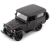 Compatible avec Toyota FJ40 Hard Top Noir Mat 1:24 Moteur Max 79323