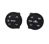 Compatible Avec Toyota Pour Aqua 2014 2015 2016 2017 1 Paire De Boutons Multifonctions Pour Volant OEM : 84247-52130-B0 84247-52131-B0 Bouton Commande Volant