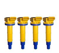 Compatible Avec Toyota Pour Camry 2002-2008 Pour ACV36 2002-2006 Pour Hybride 2.4L 2007-2008 Bobine D'allumage Bobine De Crayon Bobine D'Allumage Pièces(Jaune,4pcs)