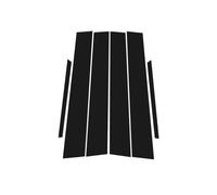 Compatible Avec Toyota Pour Corolla 2001 2002 2003 2004 2005 2006 6Pièces Noir Brillant Poteaux Pilier Porte Fenêtre Garniture Moulure Couverture Extérieur Chrome Garniture Montant Porte