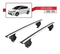 Compatible avec Toyota Verso 2009-2018 Barres de Toit ACE-4 Railing Porte-Bagages de voiture - Gris