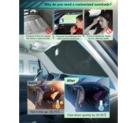 Compatible Avec Toyota Yaris Cross 2021-2025 2026 Protection Solaire Pour Pare-Brise Avant, Yaris Cross 2024 Parasole, Protection Uv, Accessoires Yaris Cross 2025 [Pas Pour Y¿Ris][Z527]