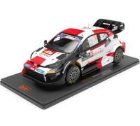 Compatible avec Toyota Yaris GR Rally1 Hybrid Nº17 Ogier/Landais Gagnant Rallye Safari 1:18 IXO Models 18RMC173A