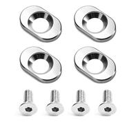 Compatible avec TRAXXAS 4WD pour Sledge Metal 1/8 Pièces Et Accessoires pour Voiture Télécommandée Kit 4 Pièces De Moteur Fixe pour Renfort De Siège RC Pièces