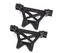 Compatible avec Traxxas pour E-MAXX 1/10 RC Amélioration De La Voiture Accessoires De Modification Pièces Support D'amortisseur Avant détachées RC(Black)