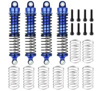Compatible avec Traxxas pour LaTrax pour Teton 1/18 RC Camion Voiture Amélioration Modification Pièces De Rechange Accessoires Amortisseur en Métal Amortisseurs RC(Blue)
