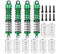 Compatible avec Traxxas pour LaTrax pour Teton 1/18 RC Camion Voiture Amélioration Modification Pièces De Rechange Accessoires Amortisseur en Métal Amortisseurs RC(Green)