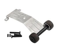 Compatible avec TRAXXAS pour Mini pour Slash 4X4 108164-1 RC, Pièces De Modification De Mise À Niveau De Voiture, Accessoires Barre De Roue en Métal détachées RC(Black)