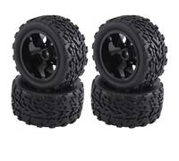 Compatible avec Traxxas pour Rustler 2Wd 4X4 pour VXL pour Redcat 1/10 RC Cars Upgrade Part Truck Wheels and Tires 12Mm Hex Voiture RC Pneus Jante