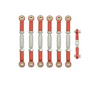 Compatible avec Traxxas pour Slash 4X4/2WD 1/10 RC Pièces De Mise À Niveau De Voiture 1 Ensemble 7 Pièces Kit Réglable D'extrémité De Lien De Cambrure De Tendeur en Métal Bielle RC Voitures