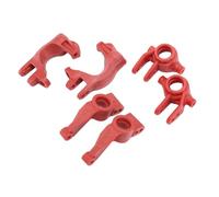 Compatible avec Traxxas pour Slash 4X4 pour VXL pour Remo pour Hobby 1/10 RC Car Parts 6Pcs Blocs De Direction Avant Bloc De Roulette Essieu Arrière RC Pièces