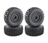 Compatible avec Traxxas pour Slash pour Arrma pour Senton pour HuanQi 727 1/10 Rc Car Short Course Truck 112mm Pneus Pneu 12mm Roue Hex 4pcs Roue Voiture RC(B)