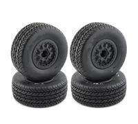 Compatible avec Traxxas pour Slash pour Arrma pour SENTON pour VKAR 10SC 1/10 RC Car 4Pcs 112Mm Short Course Truck Tire Pneus Roue avec Roue Voiture RC