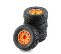 Compatible avec TRAXXAS pour Slash pour ARRMA pour SENTON pour Vkar pour SCTX10 pour HPI 1/8 1/10 RC Voiture Camion De Parcours Court 4 Pièces Pneu 113mm RC Voiture Pneus