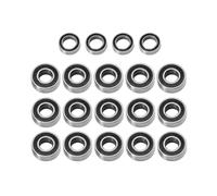 Compatible avec Traxxas pour Slash pour Bandit pour Stampede pour Rustler 1/10 Pièces Et Accessoires De Mise À Niveau pour Voiture RC Kit De 19 Roulements Étanches Pièces Voiture RC