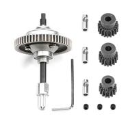 Compatible avec Traxxas pour Slash pour Hoss pour VXL pour Rustler 4X4 Pièces De Voiture RC Différentiel 54T + 15T + 17T + 19T Ensemble 6780 D'Amortisseur Rc