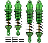 Compatible avec Traxxas pour Slash pour Stampede pour Hoss pour Rustler pour Nitro 1/10 RC 4WD Pièces De Voiture Amortisseur Avant Arrière 7461 Amortisseur RC(Green and Black)