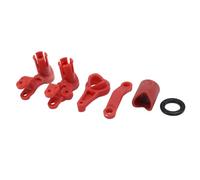 Compatible avec Traxxas pour Slash pour VXL pour Remo pour Hobby pour 9EMO 1/10 Pièces De Voiture RC 4X4 Manivelles De Direction Et Ensemble D'économie De Servo Pièces Mise RC