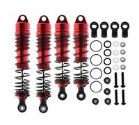 Compatible avec Traxxas pour Slash pour VXL pour Rustler pour Hoss pour Stampede 1/10 Pièces De Voiture Radiocommandée 4 Amortisseurs Avant Et Arrière en Métal Pièces Voiture RC